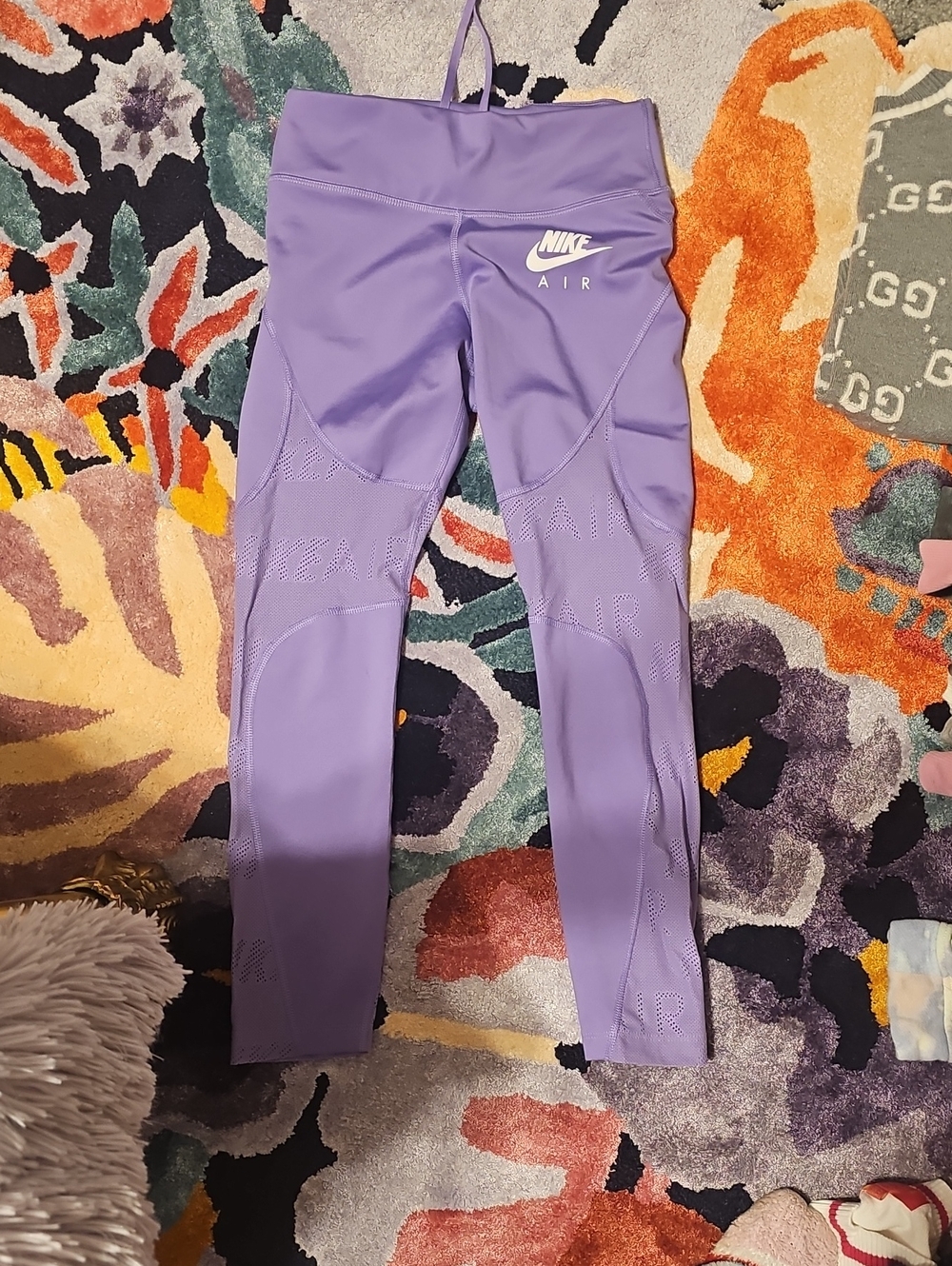 Nike Purple Dri Fit Crop Leggings